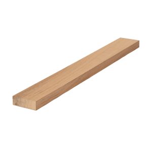 Kwartiers gezaagd eikenplank 4 cm dik (kopmaat 40 x 240 mm)