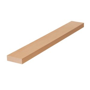 Beukenplank zonder noesten 4 cm dik (kopmaat 40 x 270 mm)