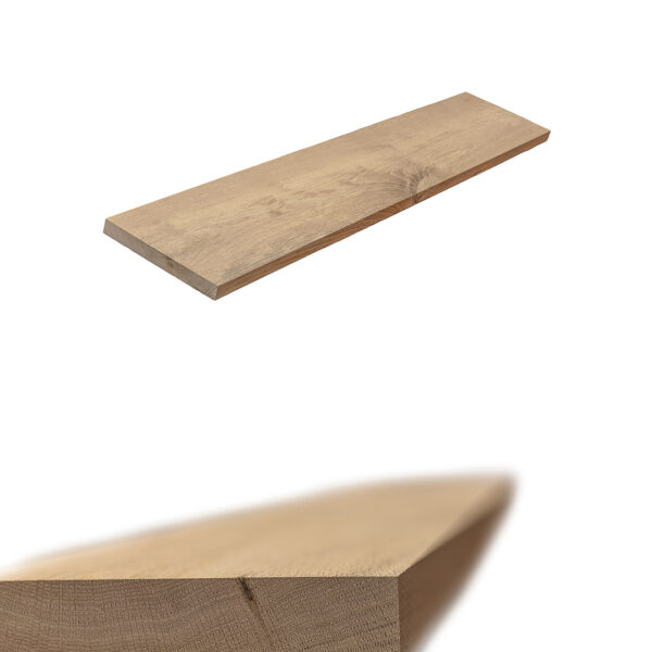 Gerookt eiken licht rustiek 2 cm dik (kopmaat 20 x 185 mm) - Afbeelding 4
