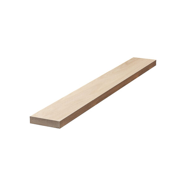 Rood eiken plank weinig noesten 2,8 cm dik (kopmaat 28 x 130 mm)
