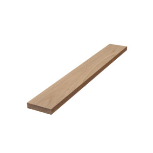 Rood eiken plank weinig noesten 2,8 cm dik (kopmaat 28 x 130 mm)