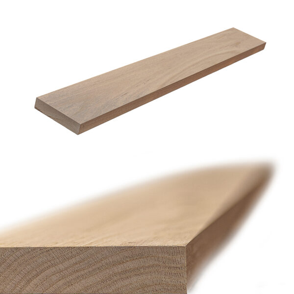 Rood eiken plank weinig noesten 2,8 cm dik (kopmaat 28 x 130 mm) - Afbeelding 4