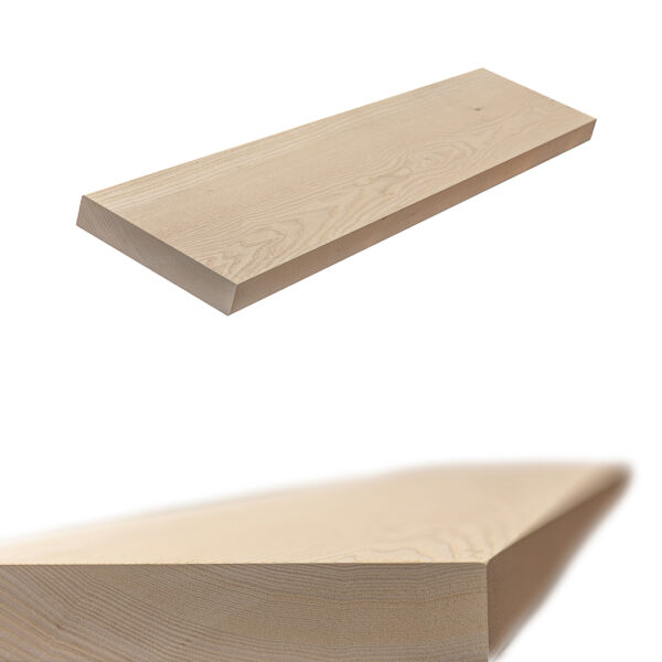 Essenplank weinig noesten 4 cm dik (kopmaat 40 x 300 mm) - Afbeelding 3